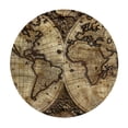 thumbnail image 4 of Orinice World Map Round Table Cover Stain Resistant Washable Indoor Outdoor Tablecloth Kitchen Dining Wedding Parties 100% Polyester Fiber 38-42, 4 of 8