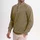 thumbnail image 4 of pstuiky Camisas de invierno de manga larga para hombre, Sudadera informal de color liso con botones y manga larga y cuello redondo para hombre Tops de hombre s, 4 of 7