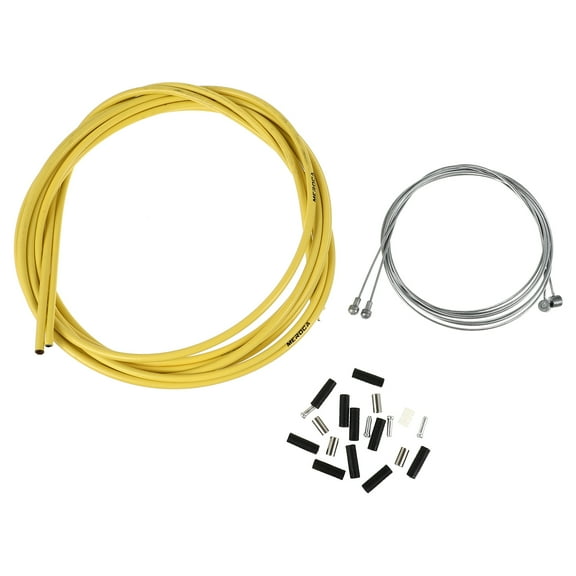 Bike Universal Brake Cable and Housing Set Brake Cable Wire Bike Supply (Yellow)