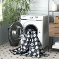 thumbnail image 4 of SAFAVIEH Santa Clara Anabella Geometric Polyester Area Rug, Black/Ivory, 3' x 5', 4 of 12