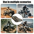 thumbnail image 5 of Renewold All-Season ATV Seat Cover 25.2x10 Inch Waterproof Tear-Resistant Universal Four Wheeler Seat Cover Stretch Fit for Honda Rancher 420/Yamaha Kodiak 450, Deer Camo Hunting Forest Gray, 5 of 7