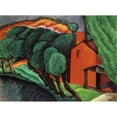 thumbnail image 3 of Oscar Bluemner 24x19 Black Modern Framed Museum Art Print Titled - Glowing Night (1924), 3 of 5