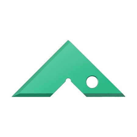 

Clearance!Mini Aluminum Alloy Triangle Ruler Woodworking Right Angle Bevel Positioning Ruler Green 1X Right Angle Bevel Ruler Clearance Sale!