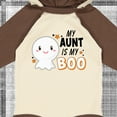 thumbnail image 4 of Inktastic My Aunt is My Boo with Cute Ghost Boys or Girls Long Sleeve Baby Bodysuit, 4 of 5
