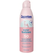 Coppertone WaterBabies Sunscreen Spray, SPF 50 Baby Sunscreen, 6 Oz