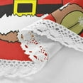 thumbnail image 3 of Coolnut 60" Santa Claus Round Tablecloth, Waterproof Stain and Wrinkle Resistant Washable Decorative Table Covers for Kitchen Dining Tabletop Party Outdoor Picnic, 3 of 7