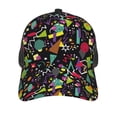 thumbnail image 3 of Lsque Colorful Geometric Figures Printed Trucker Hat - Baseball Cap for Men Women - Breathable Mesh Side, Adjustable Fit - for Casual Wear, 3 of 7