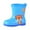 Light Blue, variant on ZHOGXU Toddler Boys Girls Rain Boots Cute Animal Printed Fashion Waterproof And Non Soft Bottom Rain Shoes For Rainy Day Wear,Light Blue,5.5-6 Years
