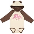 thumbnail image 3 of Inktastic Love in Red and Pink with Heart Boys or Girls Long Sleeve Baby Bodysuit, 3 of 5