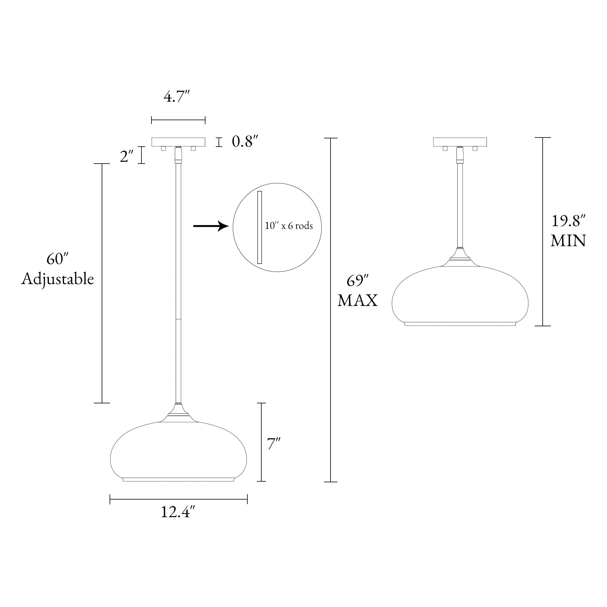 LNC Requintada 1 -Light Matte Gold and Clear Glass Bowl Modern/contemporary Clear glass Bowl Small Hanging Pendant Light