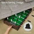 thumbnail image 6 of Best Choice Products 11-in-1 Kids Combo Game Set w/ Ping Pong, Foosball, Air Hockey, 5 Accessory Bags - Dark Wood, 6 of 8