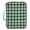 Green Gingham Pattern, variant on Haosy Accordion File Organizer Zipper Binder 500 Sheet 6-Tab Expanding File Folder Multi-Pocket 1.2 Inch 3 Ring Neon Flowers