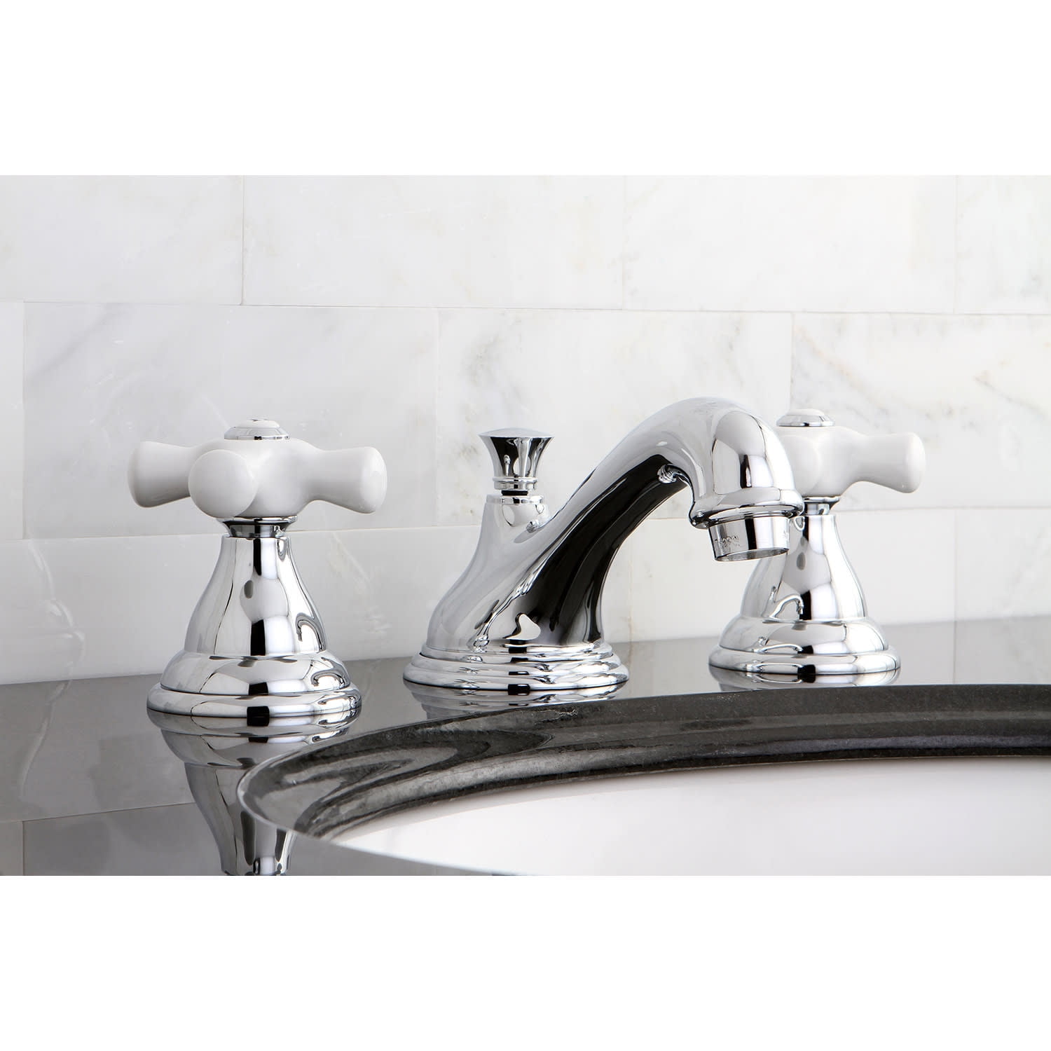Kingston Brass Widespread Bathroom Faucets In Brushed Nickel Finish KS5568PX