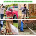 thumbnail image 3 of Electric Pressure Washer-3500PSI Max 2.5GPM Electric Power Washer Power Washers Electric Powered,4 Quick Connect nozzles, 25FT Hose, soap Tank car Wash Machine/Car/Driveway/Patio/Pool Clean Green, 3 of 7