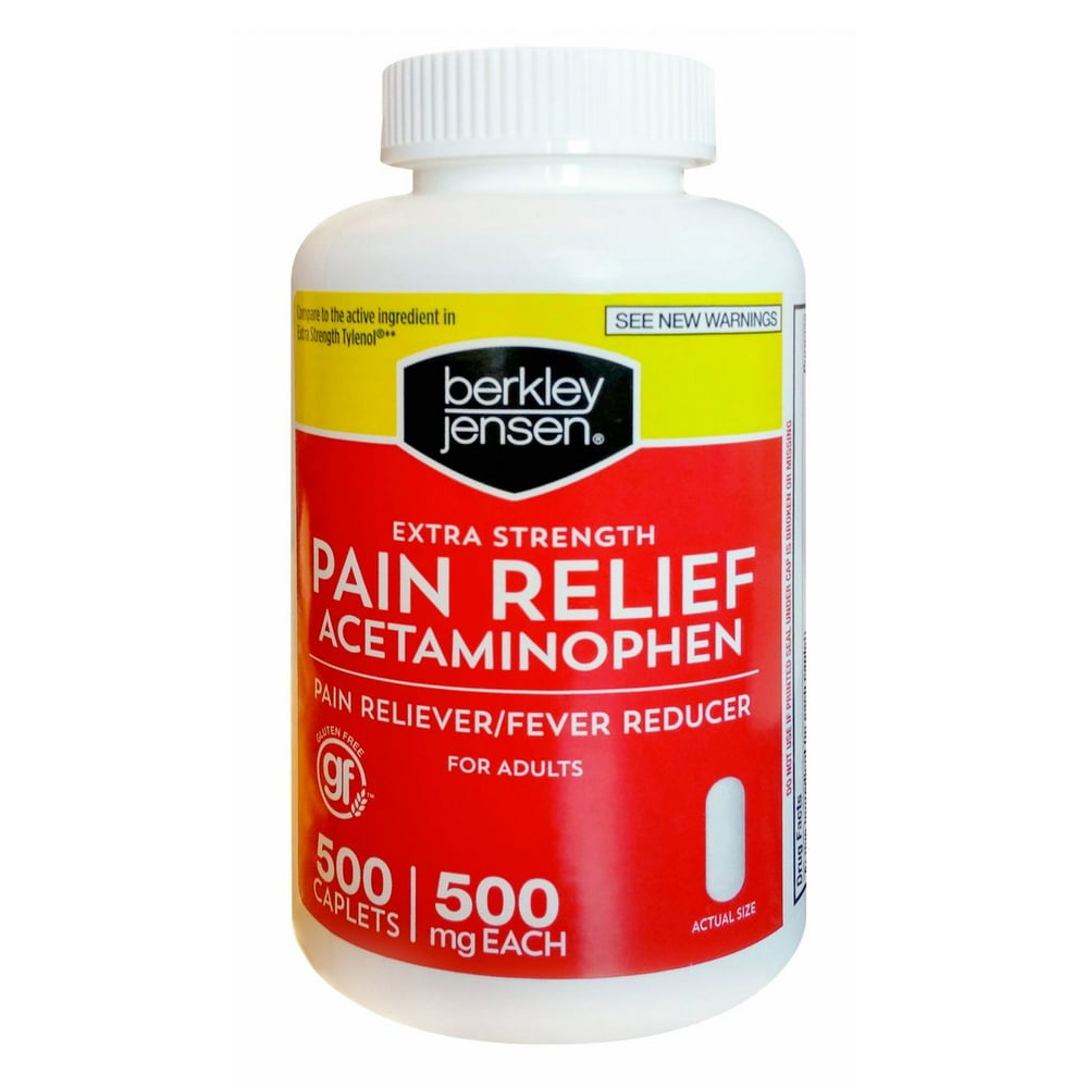 Product of Berkley Jensen Extra Strength Pain Reliever, 500 ct.