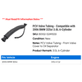 thumbnail image 2 of PCV Valve Tubing - Compatible with 2006 BMW 325xi 3.0L 6-Cylinder, 2 of 2
