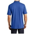 thumbnail image 4 of Yellow Rooster Mens Tall Core Blend Jersey Knit Polo Royal 4XLT, 4 of 4