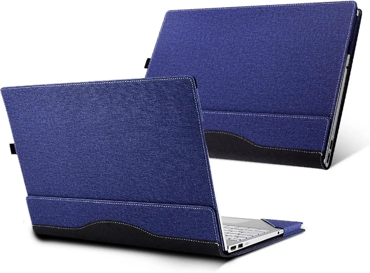 Laptop Case Cover for Dell Pro 16 Plus (PB16250/PB16255) & Pro16 PC16255/PC16250 &for Dell 16 Plus DB16250 Sleeve, PU Leather Notebook PC Protective Bag with Pen Holder