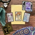 thumbnail image 2 of Tarot Cards Clear Stamps for Cards Making Magic Divination Clear Stamp Seals 5.83x8.27inch Transparent Stamps for DIY Scrapbooking Photo Album Journal Home Decoration, 2 of 8