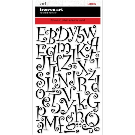 Letter Transfers, 1-1/2", 2 Sheets/Pkg
