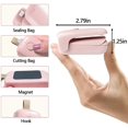 thumbnail image 3 of Mini Chip Bag Sealer, Handheld Heat Vacuum Sealer And Cutter, Portable Chip Bag Resealer Machine For Snack Plastic Fresh Bags Cookies - Green - Batter, 3 of 5