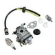 thumbnail image 3 of Kit de línea de combustible de carburador,Kit de carburador para cortacésped Accesorios para cortacésped Kit de bujías de carburador Innovación moderna, 3 of 8