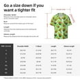 thumbnail image 5 of Pofeuu Avocado color cute animals Print Mens Casual Short Sleeve Shirts Beach Summer Spread Collar Pocket Tops Men's Casual Short-sleeved Shirt-3X-Large, 5 of 5