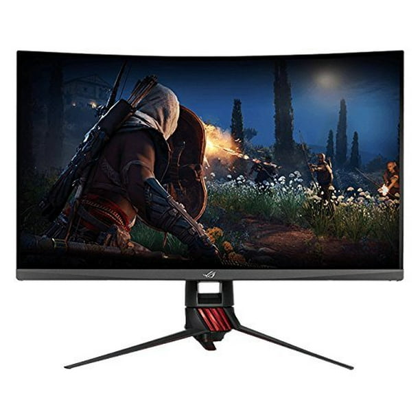 Asus 31 5 Curved Gaming Monitor Wqhd 1440p 144hz Dp Hdmi Eye Care Freesync Adaptive Sync Rog Strix Xg32vq Refurbished Walmart Com Walmart Com