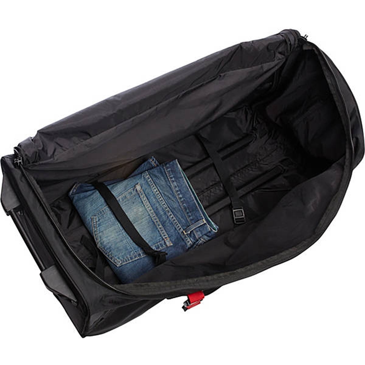 A. Saks EXPANDABLE 31 Rolling Trolley Duffel