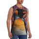 thumbnail image 2 of Balery Abstract Pattern Penguin Camisetas sin mangas para hombre, absorbe la humedad y protege contra el mal olor.-3X-Large, 2 of 7