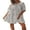 Silver, variant on Women Sequined Dresses, Round Neck Short Sleeves Solid Color Casual Party Spring Summer Dress