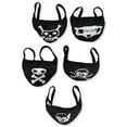 thumbnail image 2 of 5-Pack Fashionable 100% Cotton Face Masks with Adjustable Ear Loops- Many Prints, 2 of 3