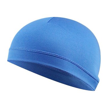 Casquette de Cyclisme à Séchage Rapide Noire Sports Course Casque de Moto Doublure Intérieure Casquette Évacuation de l'Humidité Rafraîchissante Chapeau de Sport Extérieur