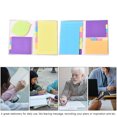 thumbnail image 4 of EeaseCA 2pcs Paper Combination Note Pad Memo Pad Index Tabs Flags Notebook for Students, 4 of 7