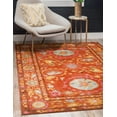 thumbnail image 3 of EORC Rust Traditional Floral Suzani Area Rug, 3 of 9