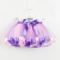 thumbnail image 2 of XQYLOS Kids Girls Tutu Set, Rainbow Ballet Skirt for Girls, Color-Blocked Tulle Dance, Spring Showcase Pageant Outfit + Photoshoot Prop, 2 of 5