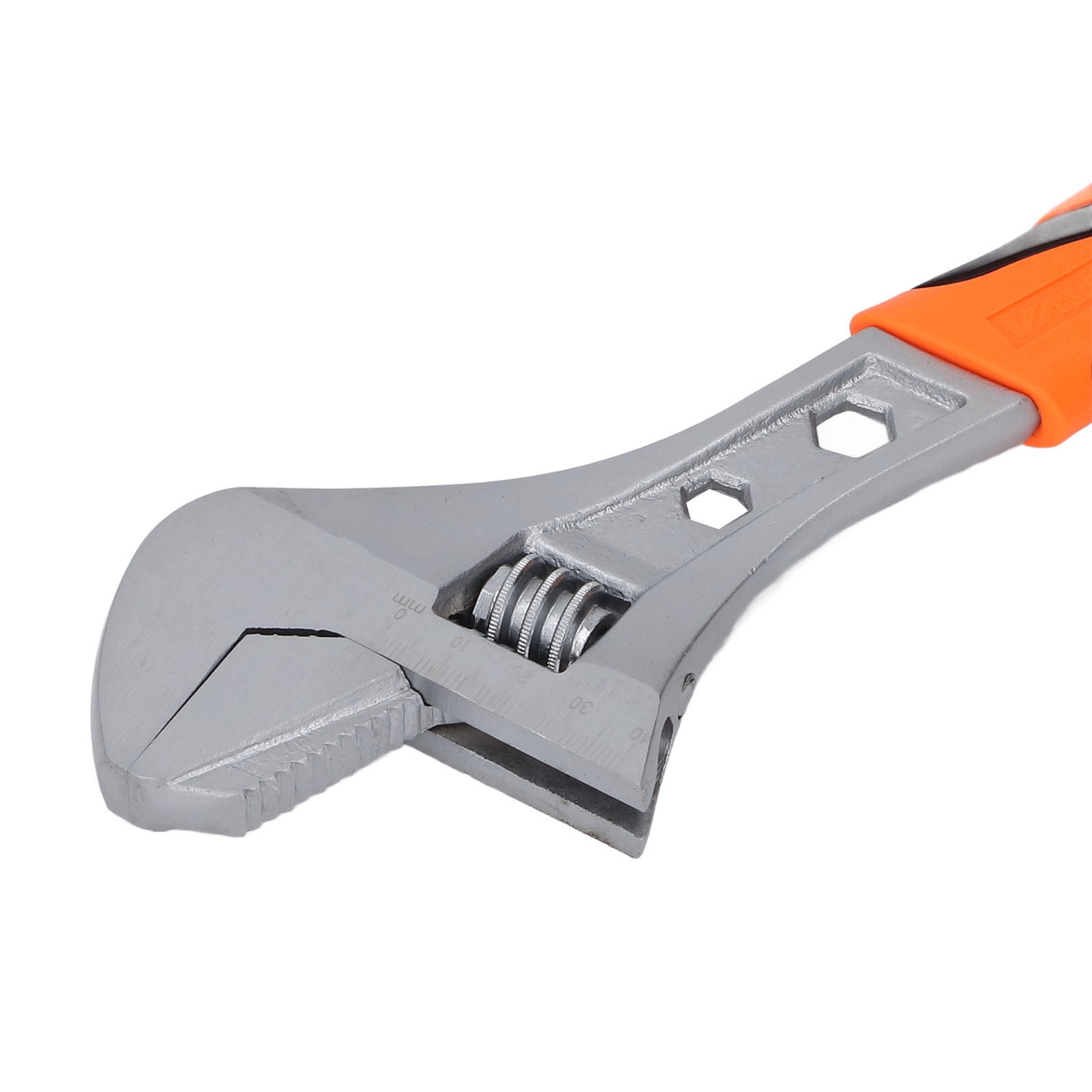 Nieyigj 12 Inch Adjustable Wrench High Carbon Steel Versatile Spanner Tool with Hex Hole and Star Opening (12 in / 30.48 cm)