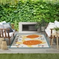 thumbnail image 4 of Nourison Aloha Coastal, Nautical & Beach Teal Multi 6' x 9' Area Rug, (6x9), 4 of 9