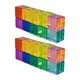 thumbnail image 1 of Juego de bloques de construcción arcoíris apilables, juguete sensorial con reconocimiento de colores suaves, cubos acrílicos de construcción arcoíris 20 piezas, 1 of 8