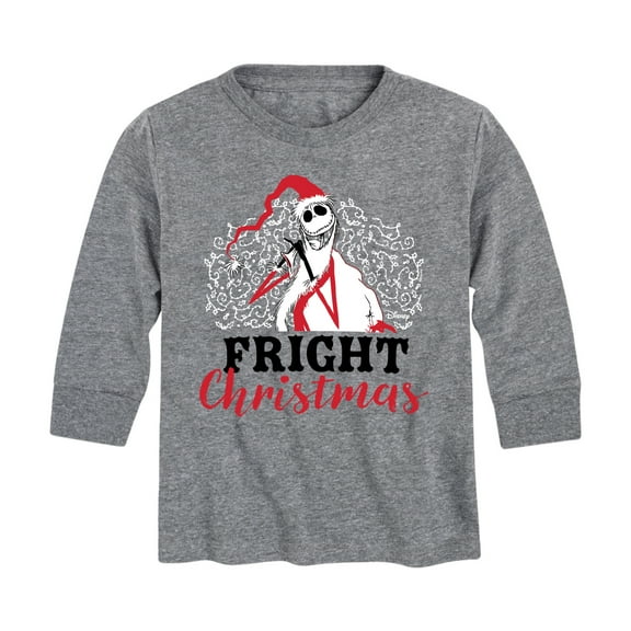 The Nightmare Before Christmas - Fright Christmas - Toddler And Youth Long Sleeve Graphic T-Shirt