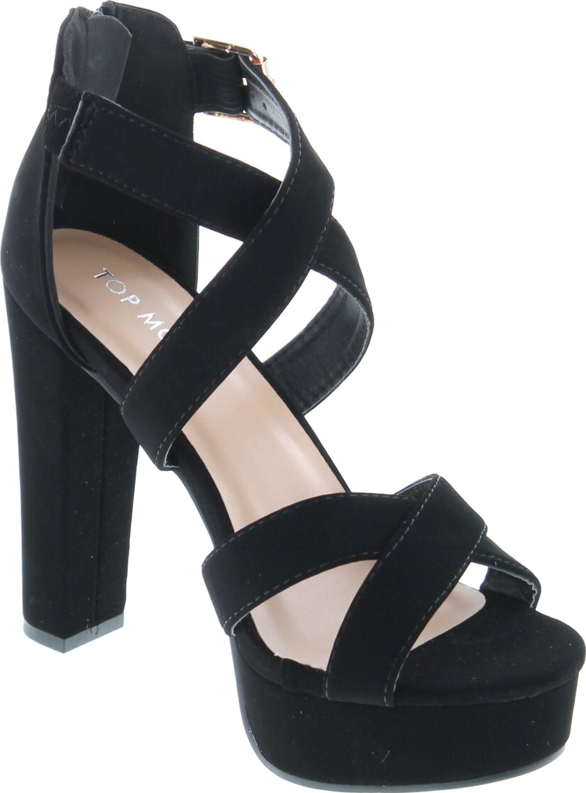 Amazon.com | DREAM PAIRS Womens Pointed Toe High Chunky Heels Pump Shoes,  Black - 5 (SDPU2319W) | Pumps