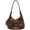 Coffee, variant on Hobo Bag Washed Leather Tote Bag Retro Crescent Shoulder Bag Y2K Aesthetic Grunge Bag Purse for Women