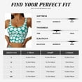 thumbnail image 6 of Vsdgher Green Baseball Print Women Sleeveless Athletic Tank Top Built-in Bra Camisole Sports Vest for Yoga Running Fitness Exercise with Removable Pads, 6 of 8