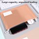thumbnail image 5 of Zipper File Bag Ribbon Business Card Style Data Organization A4 Large Capacity Thick Waterproof Storage Bag, 5 of 6