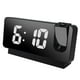 thumbnail image 2 of Reloj despertador con proyector LED, reloj de escritorio con superficie de espejo, reloj electrónico silencioso USB, reloj para mayores, Baoblaze Despertador con proyector, 2 of 8