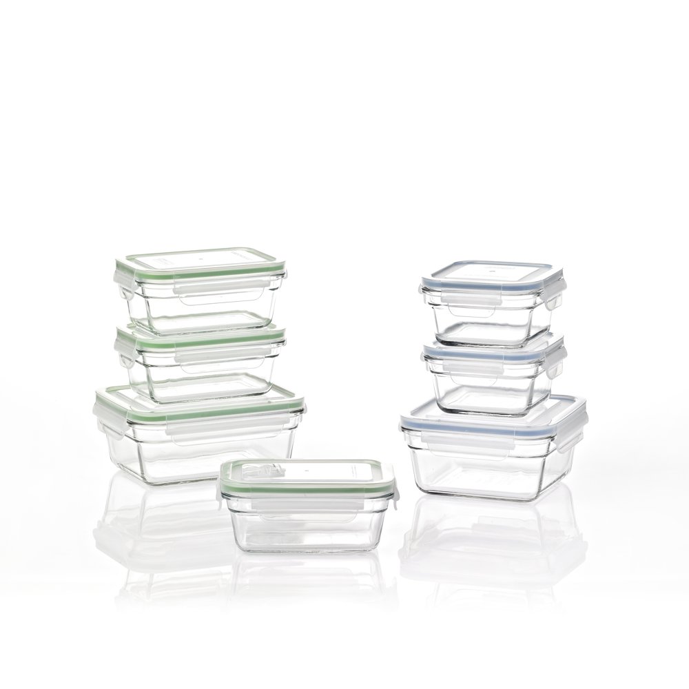 Glasslock 14piece Glass Food Storage & Bakeware Set