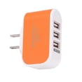 thumbnail image 3 of Cargador de pared multipuerto USB TureClos Universal Candy Color, 3 puertos, adaptador de pared con enchufe estadounidense, bloque cúbico, CA 110-220 V, 5 V, 3 of 4