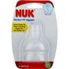 NUK Perfect Fit Slow Flow Silicone Nipples 0m+, 2 count
