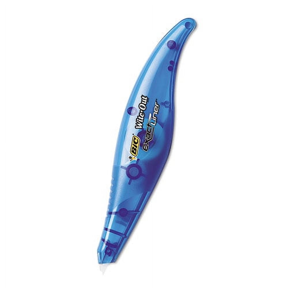 BIC Wite-Out Exact Liner Correction Tape Pen - 1/5" X 236", 2 Pack, Dry Application For Neat Corrections