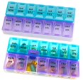 thumbnail image 1 of MEDca Weekly Pill Organizer, Twice-a-Day, 2 Pill Organizer Extra Large, 1 of 9